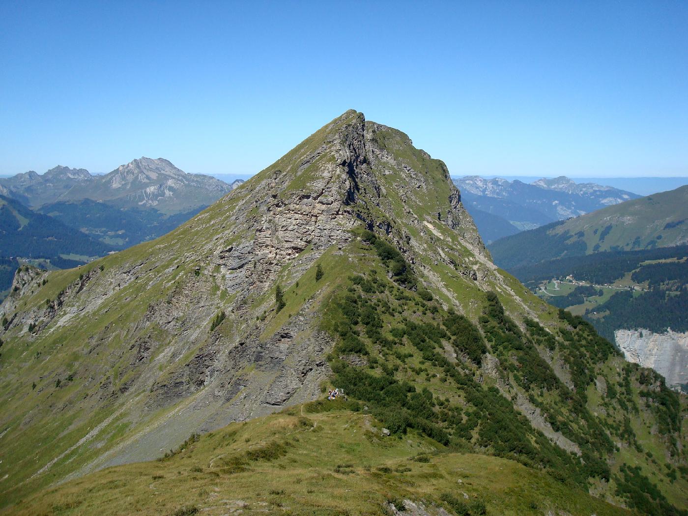 DSC02841.jpg - Le Col du Pic  Talon et la Pointe de Ressachaux