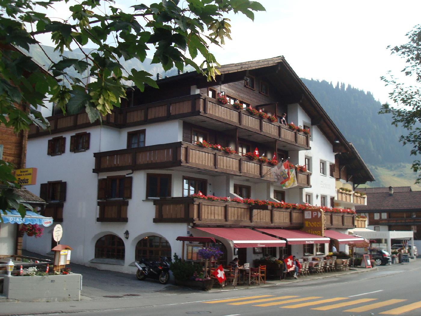 DSC02620.jpg - Lhtel Soliva  Sedrun, o nous avons sjourn pendant cette semaine