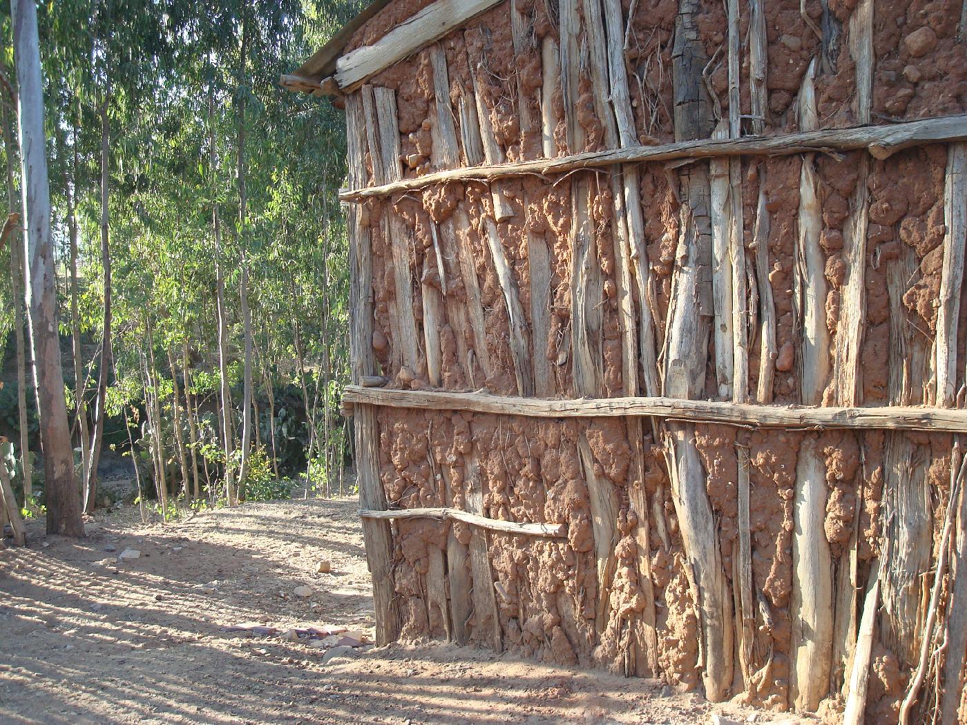 DSC030470.jpg - Les murs sont faits de bois deucalyptus et colmats avec de la terre